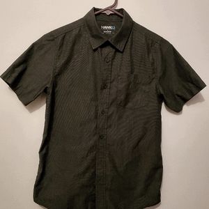 Tony Hawk Boys L Short Sleeve Button Down(Gray)